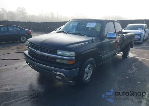 1999 Chevrolet Silverado 1500 Lt из США, поврежденный, VIN 2GCEK19T8X1245792